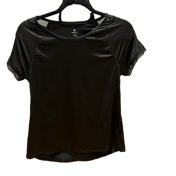 APANA Black Short Sleeve Athletic Shirt - Picture 1 of 5